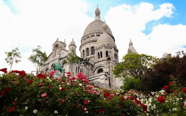 Die Basilika SacreCoeur in Montmartre Paris