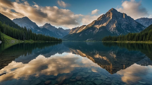 Die Berge Schöne Landschaft im Hintergrund