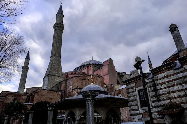 Die berühmte Hagia Sophia Aya Sophia Ayasofya Museumsmoschee in Istanbul