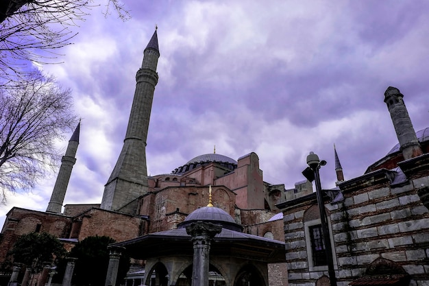 Die berühmte Hagia Sophia Aya Sophia Ayasofya Museumsmoschee in Istanbul