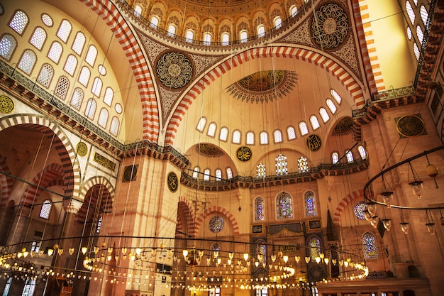 Foto die berühmte süleymaniye-moschee.