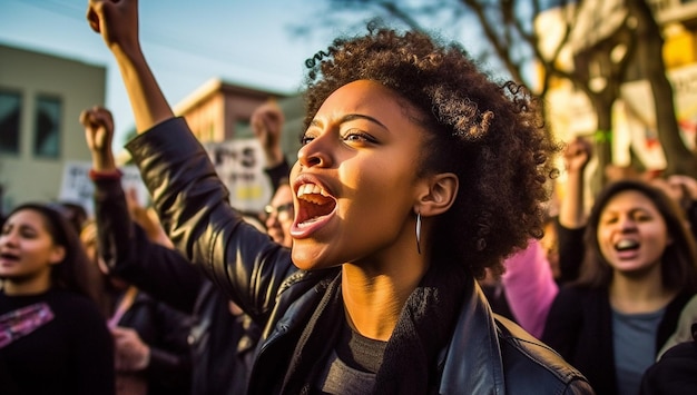 Die Black Lives Matter-Aktivistenbewegung protestiert gegen Rassismus und kämpft für Gleichheit