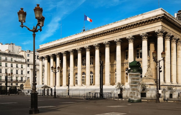 Die Börse von Paris Brongniart Palast Paris Frankreich