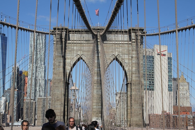 Foto die brooklyn-brücke