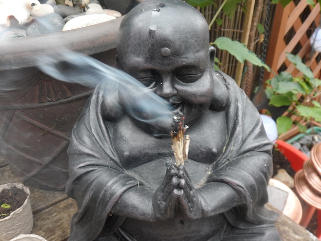 Foto die buddha-statue