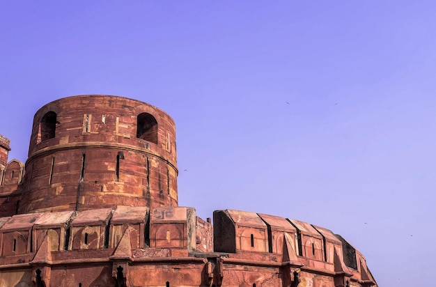 Die Details der Agra-Festung in Agra, Indien.