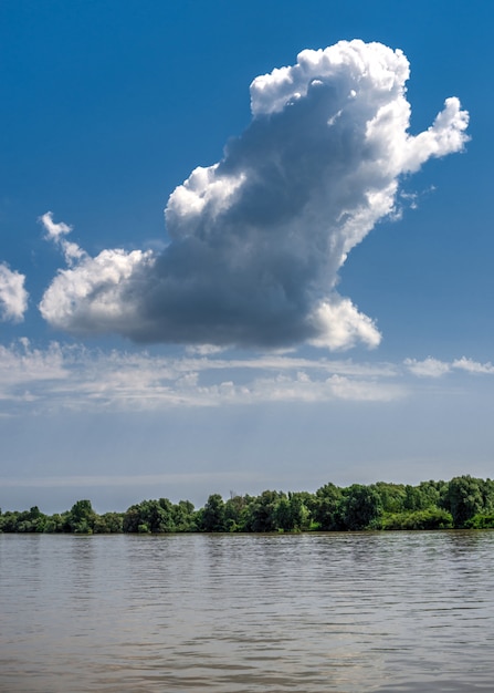 Die Donau nahe dem Dorf von Vilkovo, Ukraine