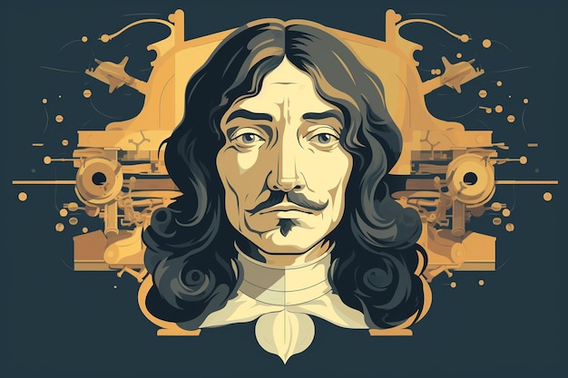 Die Dualität des mechanischen Körpers von Descartes trifft auf den leuchtenden Geist