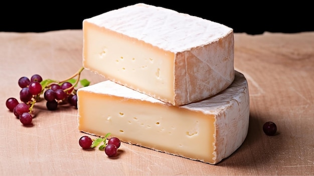 Die dünne rosafarbene Rinde des Taleggio-Käses umhüllt ein köstliches, scharfes Inneres mit einem fleischig-erdigen Geschmack