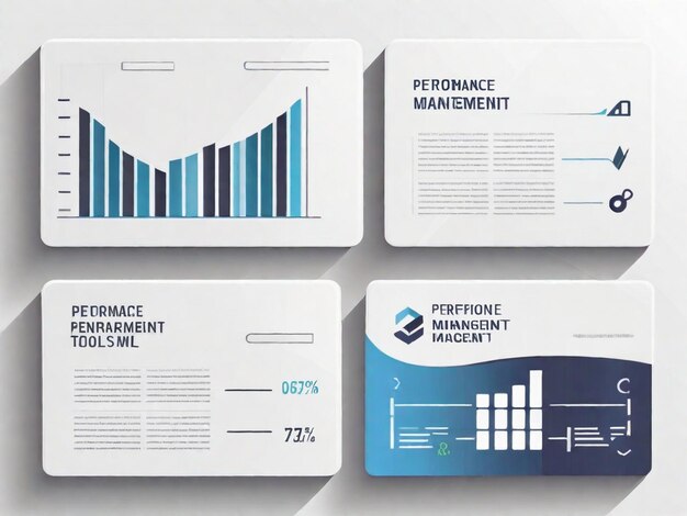 Foto die entwicklung der performance-management-instrumente