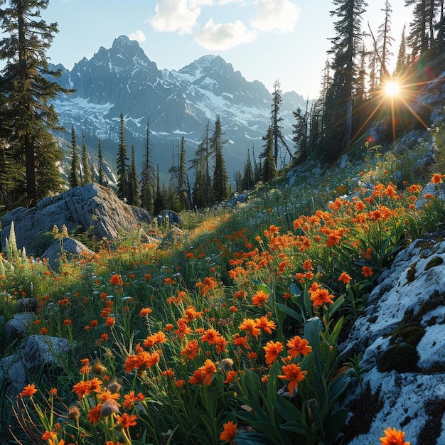 Die epische Sommerlandschaft von Enchantment