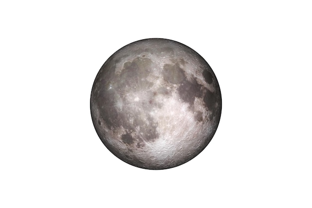 Die Erde und der Mond im Weltraum Diese Bildelemente wurden von der NASA geliefert