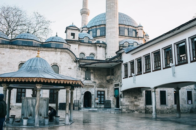 Die Eyup-Sultan-Moschee in Istanbul, Türkei