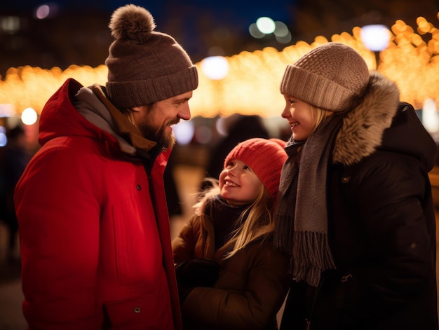 Die Familie feiert gerne den Heiligabend zusammen