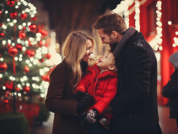 Die Familie feiert gerne den Heiligabend zusammen