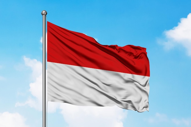 Die Flagge der Republik Indonesien