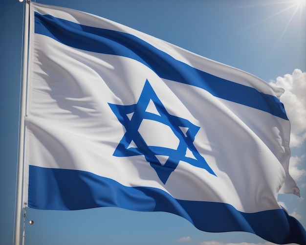 Die Flagge Israels