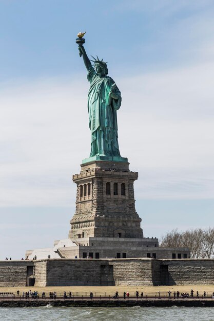 Foto die freiheitsstatue in new york