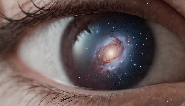 Die Galaxie als Auge