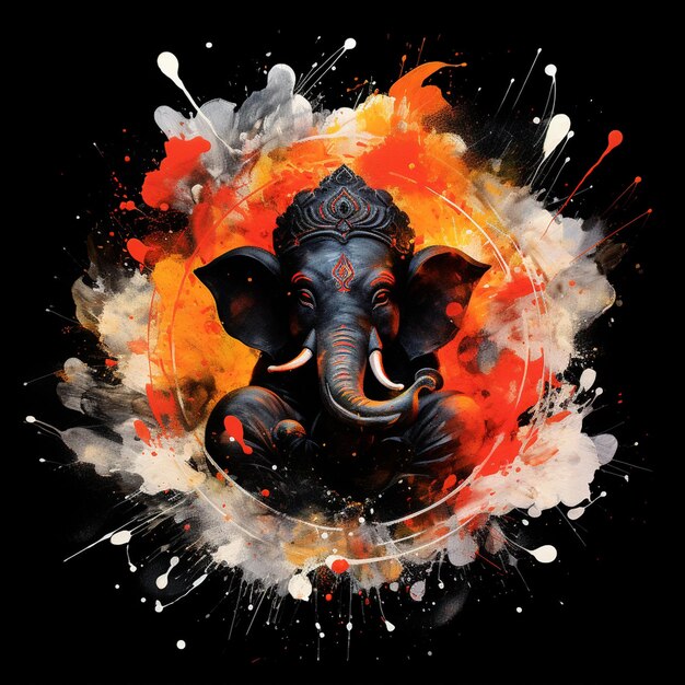 Die Ganesha-Illustration