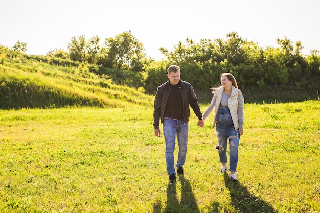 Die gesamte Länge eines Paares auf dem Feld