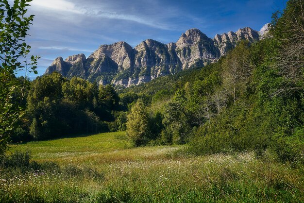 Die Gipfel der Berge