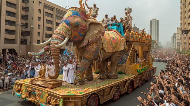 Die Größe der Eid al Adah-Parade