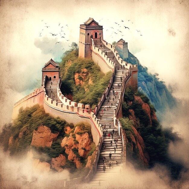 Die Große Mauer in China