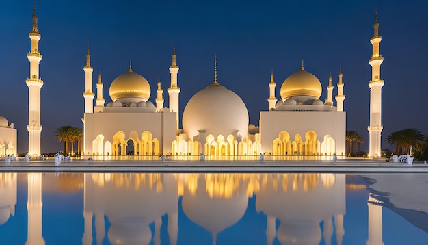 Die große Moschee in Abu Dhabi