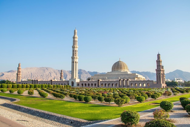 Die Große Sultan-Qaboos-Moschee in Maskat, Oman