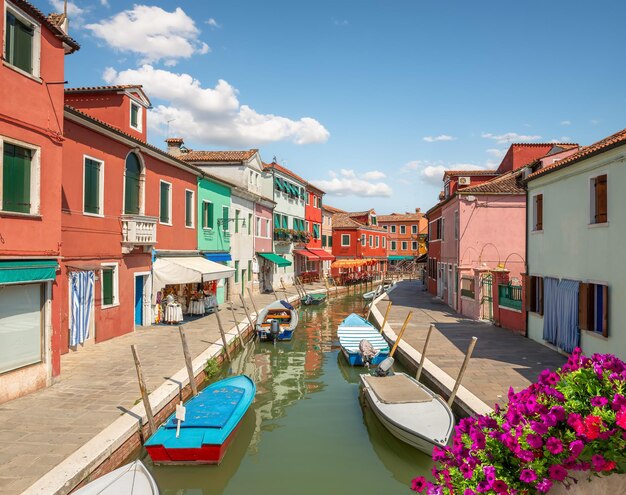 Foto die häuser in burano