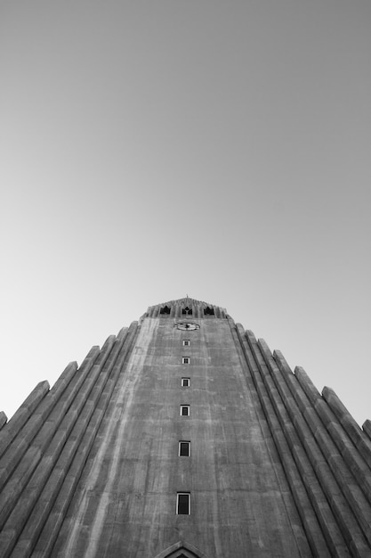 Die Hallgrims-Kirche in der Innenstadt von Reykjavik