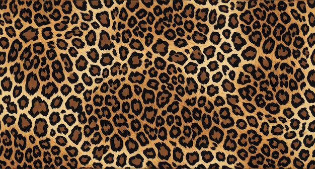 die Haut eines Leoparden