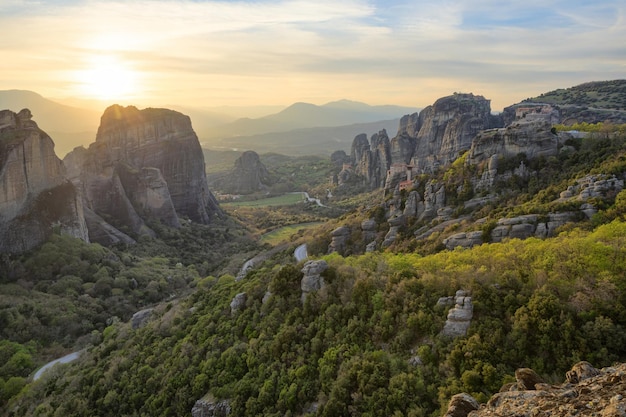 Die Heiligen Meteora-Klöster Griechenland