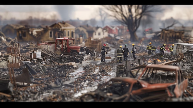 Die heldenhaften Feuerwehrleute