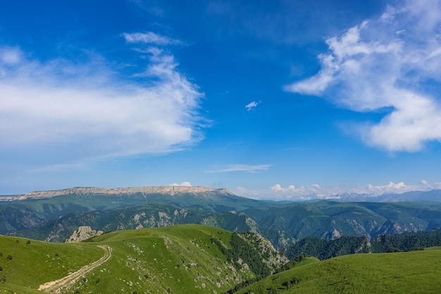 Die Hochgebirgsstraße zum Gebiet von JilySu Kaukasus KabardinoBalkarien Russland