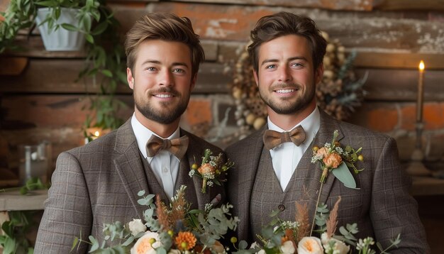 Foto die hochzeit von zwei schwulen männern