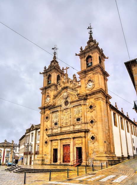 Die Holy Cross Church in Braga Portugal