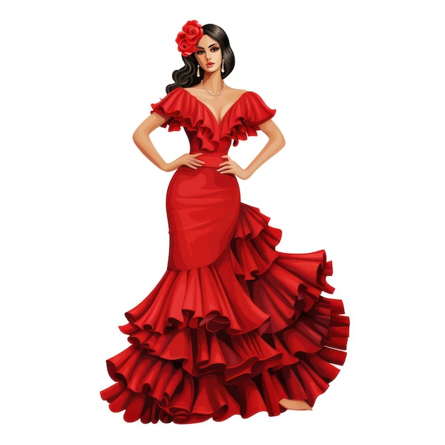 Foto die ikone von traje de flamenca