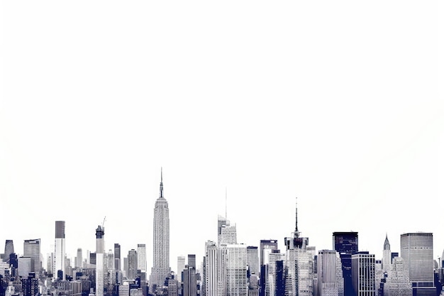 Die ikonische Skyline von New York City