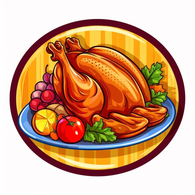 Die Illustration der Thanksgiving-Feier