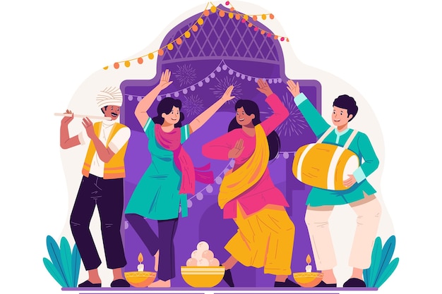 Die Inder feiern das Lichtfest Diwali.