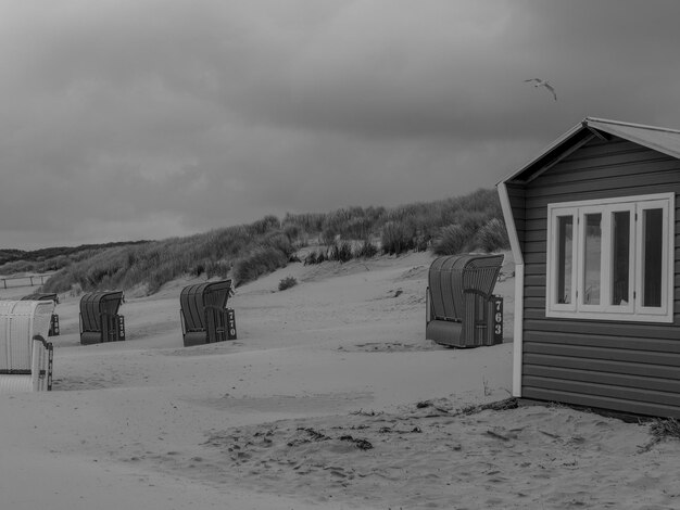 die Insel Juist in der deutschen Nordsee