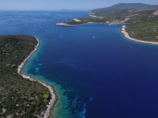 Die Insel Vis in Italien, die kroatische Insel Lissa im Adriatischen Meer, ist die äußerste große Insel des dalmatinischen Archipels.