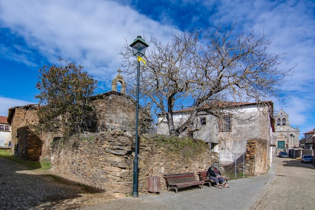 Die Kapelle des Dorfes Podence Portugal