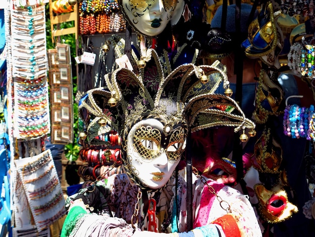 Die Karnevalsmaske in Venedig Italien