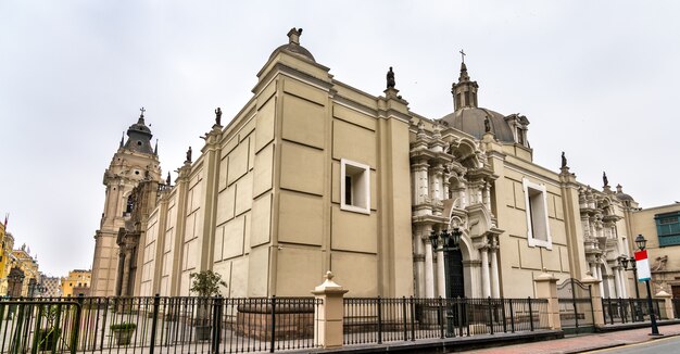 Die Kathedrale von Lima in Peru