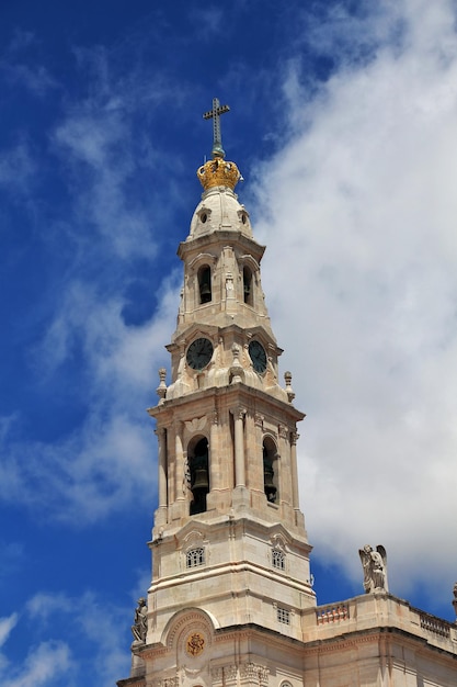 Die Kirche in der Stadt Fatima Portugal