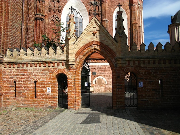 Die Kirche in der Stadt Vilnius Litauen
