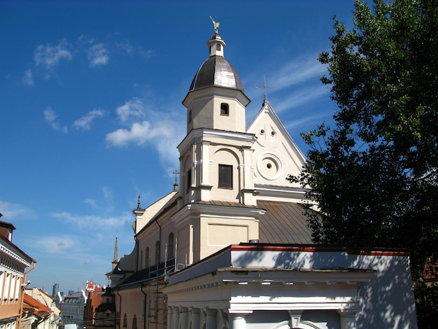 Die Kirche in der Stadt Vilnius Litauen